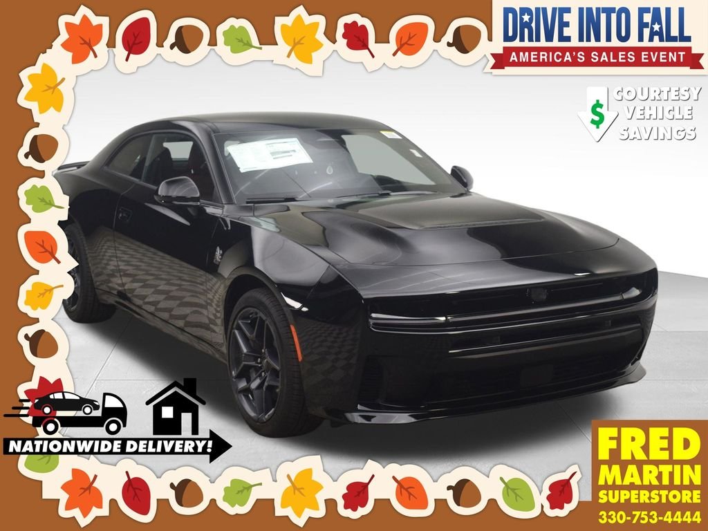 New 2026 Diamond Black Crystal Pearlcoat Dodge Scat Pack Plus image 1