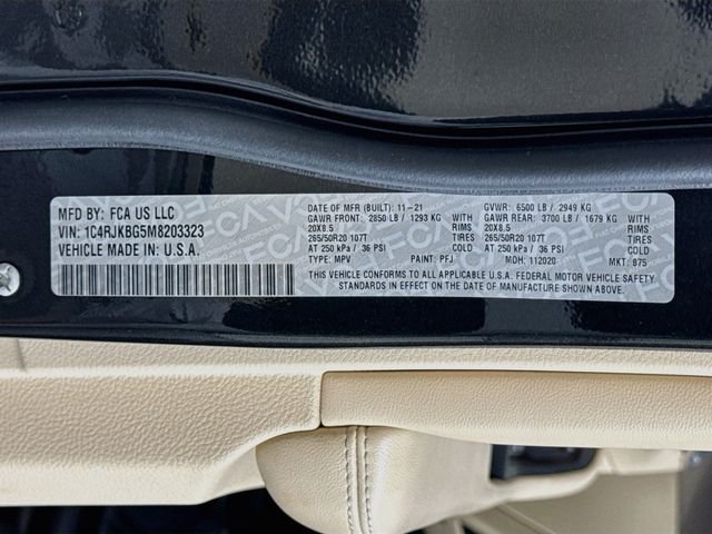 Used 2021 Gray Jeep Limited image 52