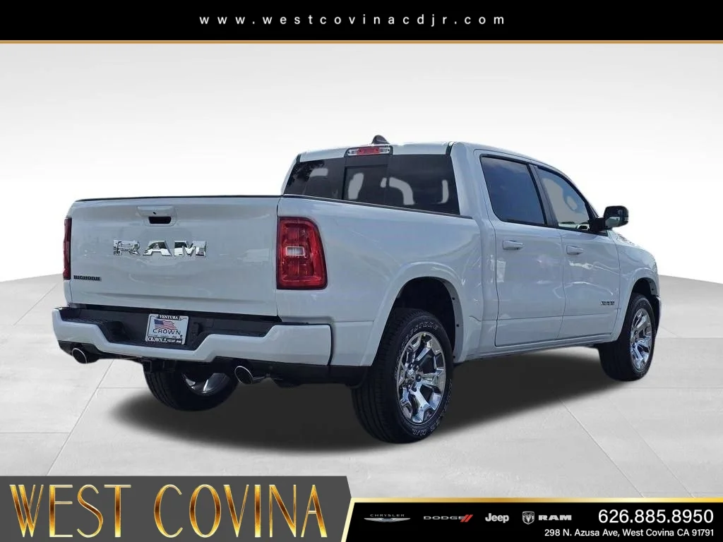 New 2026 Bright White Clear-Coat Exterior Paint RAM Big Horn/Lone Star image 5