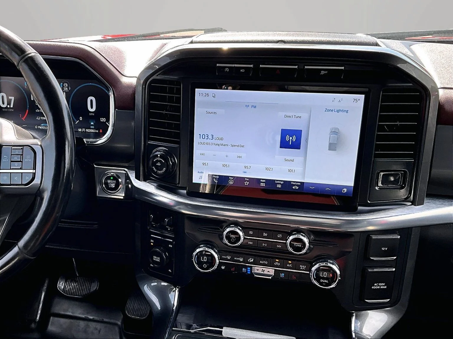 Used 2021 Red Ford Lariat image 7