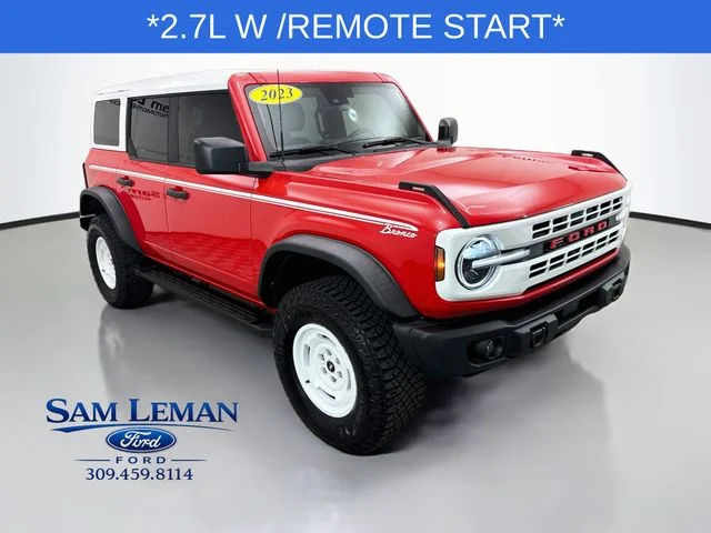 Used 2023 Race Red Ford Heritage Edition image 1