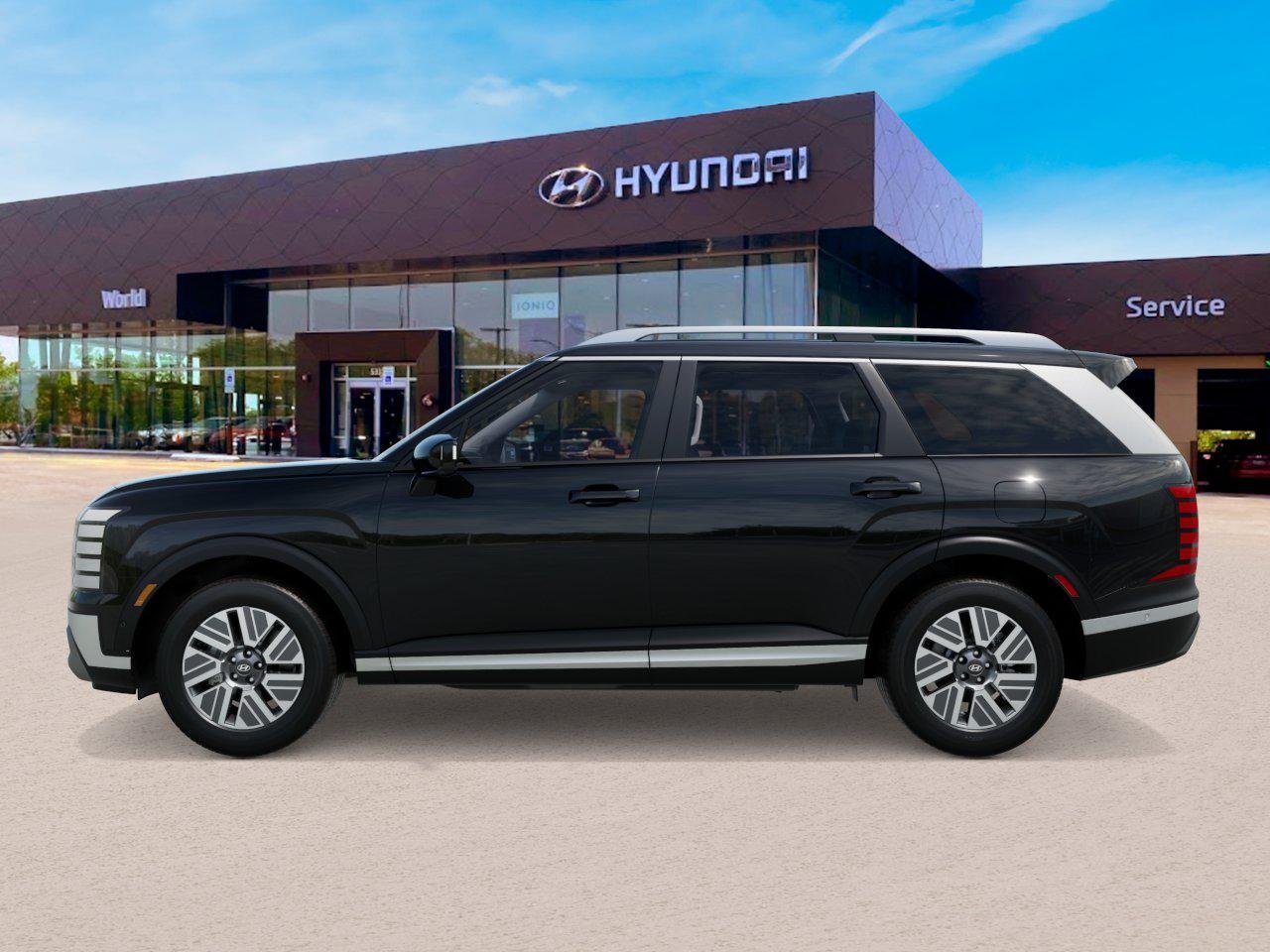 New 2026 Abyss Black Pearl Hyundai SEL Premium 7P image 3