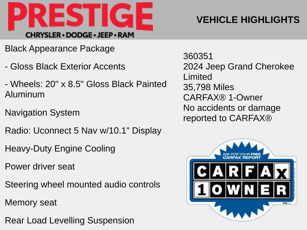 Used 2024 White Jeep Limited image 4