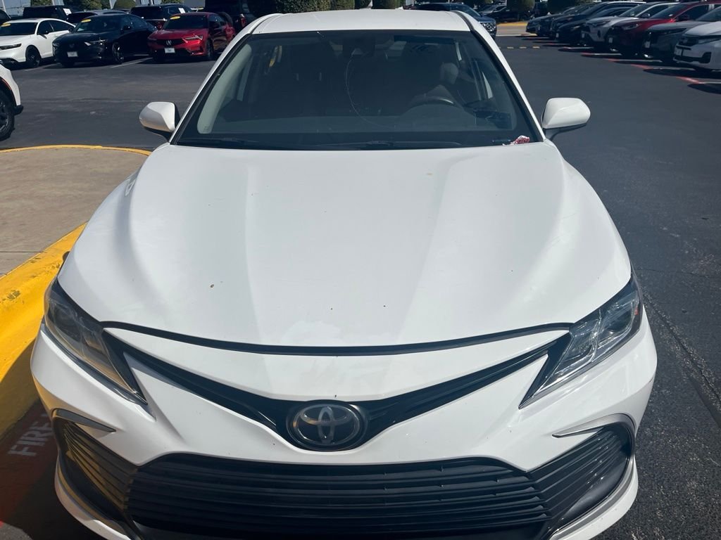 Used 2022 White Toyota LE image 2