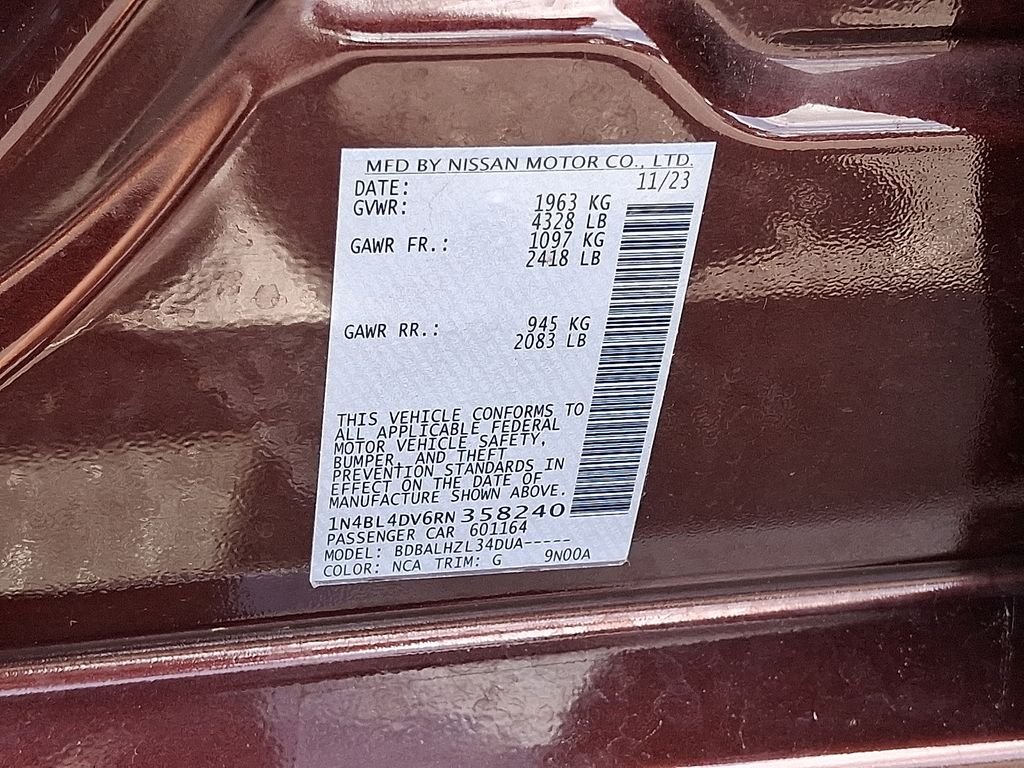 2024 Nissan Altima SV - Photo 26