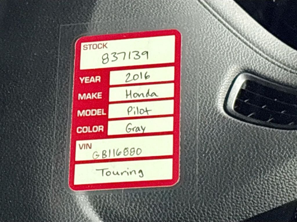Used 2016 Gray Honda Touring image 25