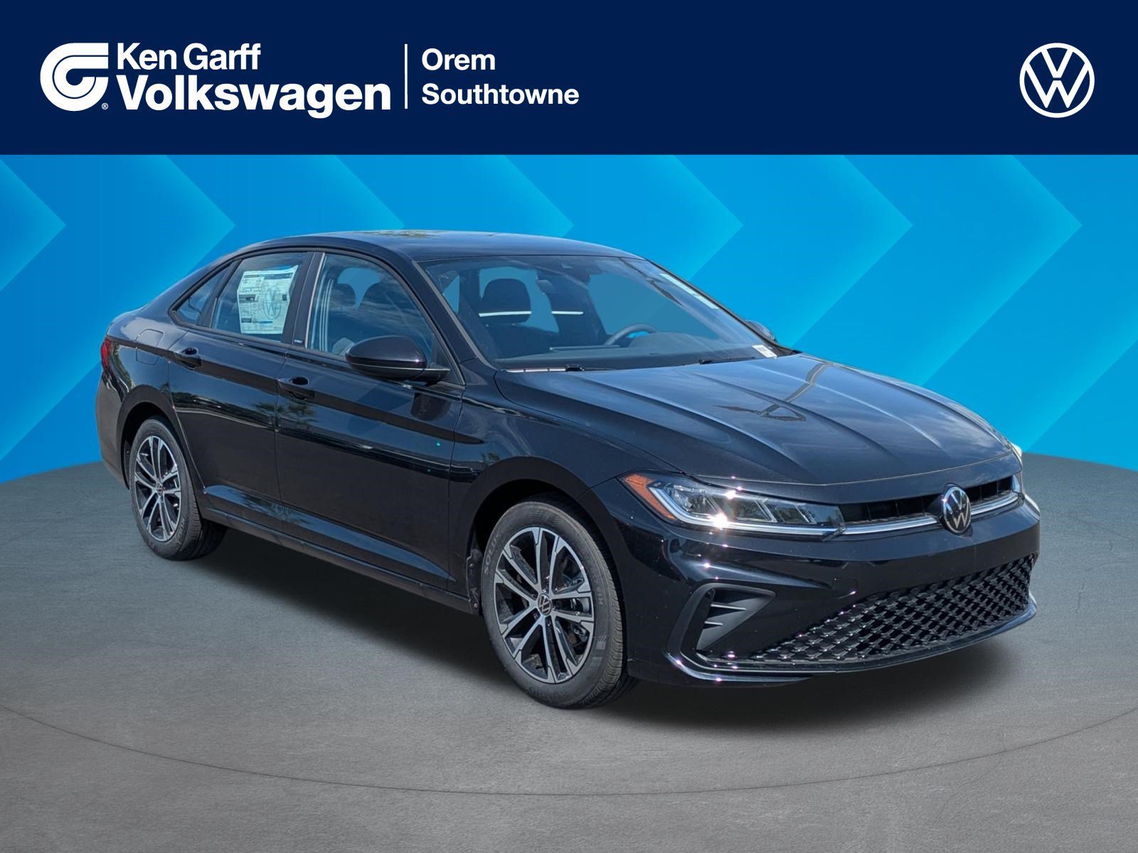 New 2026 Deep Black Pearl Volkswagen Sport image 1