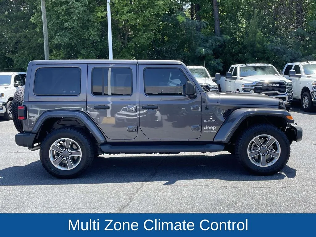 Used 2021 Gray Jeep Unlimited Sahara image 9