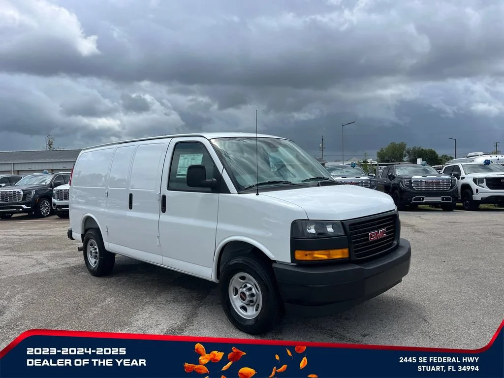 New 2026 Summit White GMC Work Van image 2