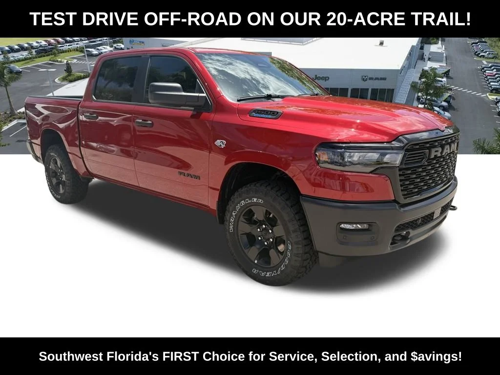 New 2026 Molten Red Pearl-Coat Exterior Paint RAM Warlock image 2