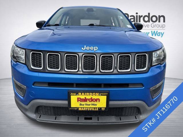 Used 2018 Jeep Compass Sport with VIN 3C4NJDAB4JT116770 for sale in Arlington, WA
