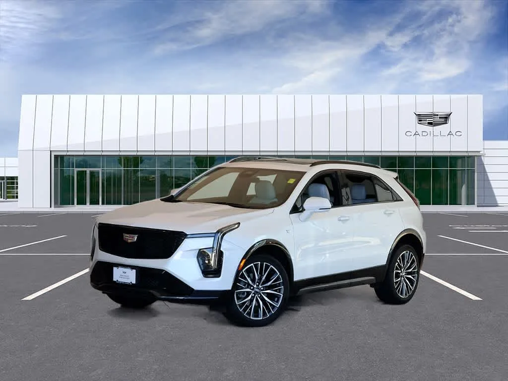 Certified Used 2024 Crystal White Tricoat Cadillac Sport image 1