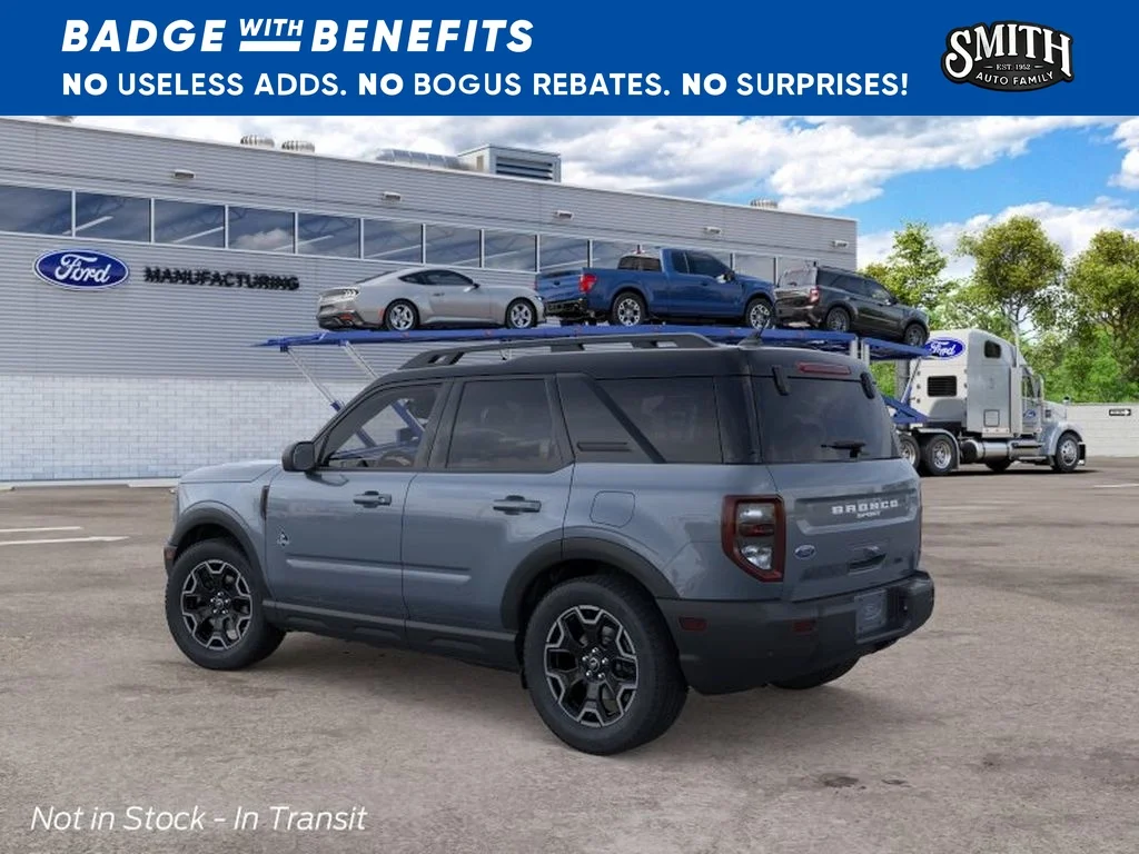 New 2026 Azure Gray Metallic Tri-Coat Ford Outer Banks® image 5