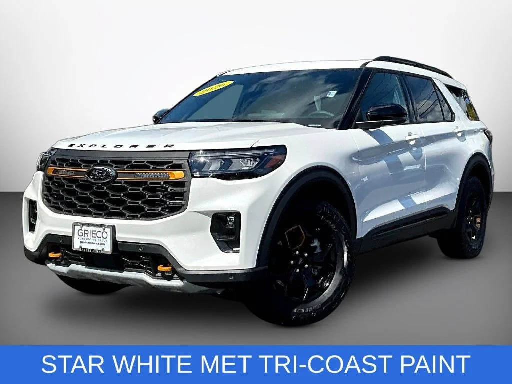 Used 2026 White Metallic Ford Tremor image 3