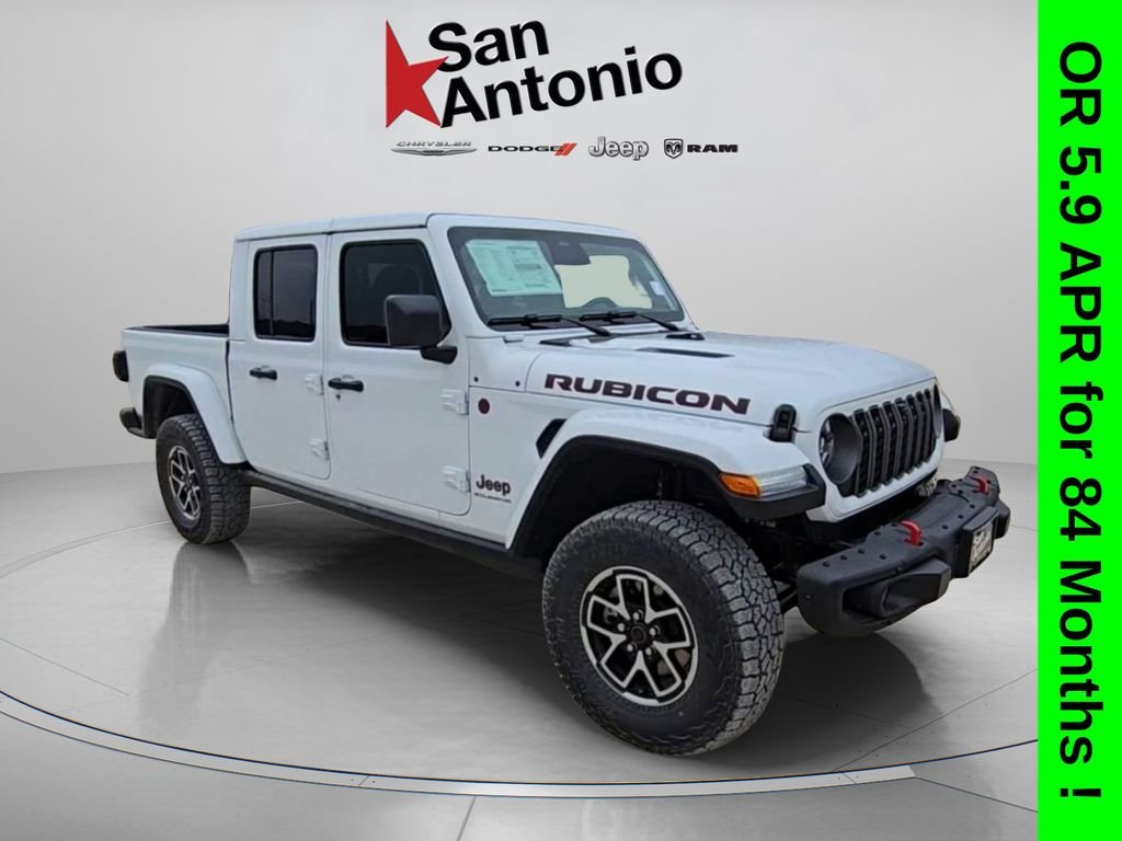 New 2026 Bright White Clear-Coat Exterior Paint Jeep Rubicon X image 1
