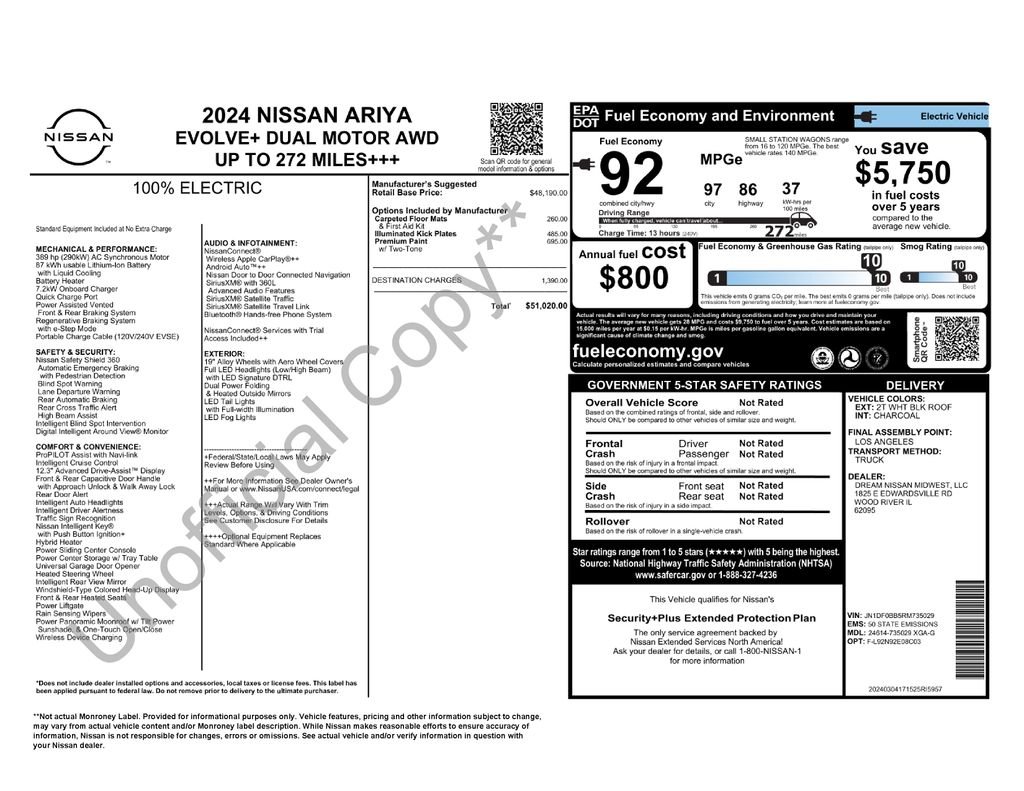Used 2024 White Nissan EVOLVE+ e-4ORCE image 11