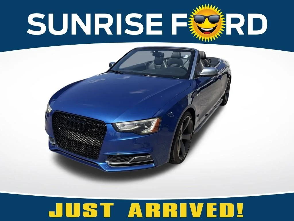 Used 2017 Sepang Blue Pearl Effect w/ Black Roof Audi 3.0 Cabriolet image 1