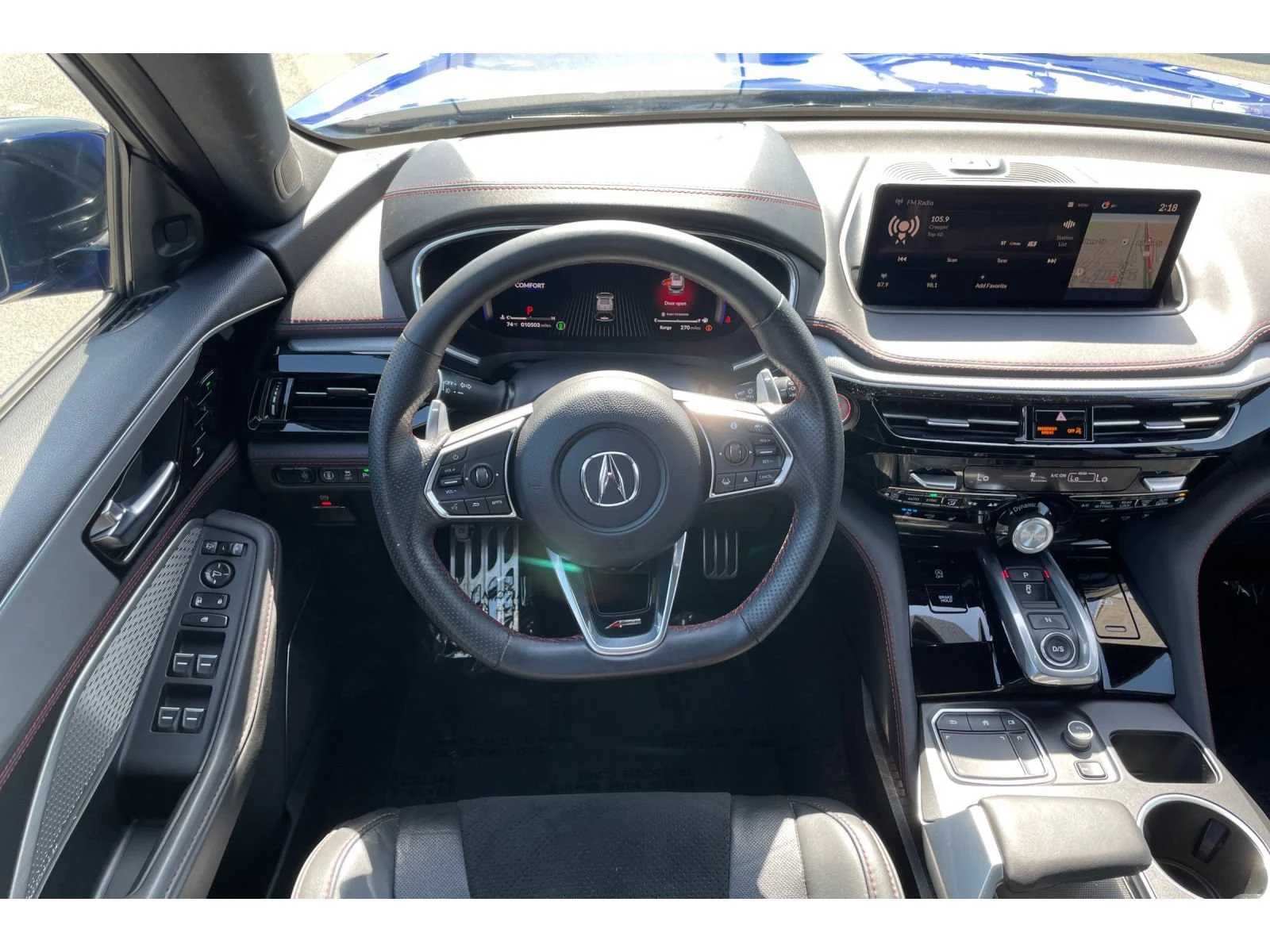 Used 2023 Apex Blue Pearl Acura SH-AWD with A-Spec Package image 70