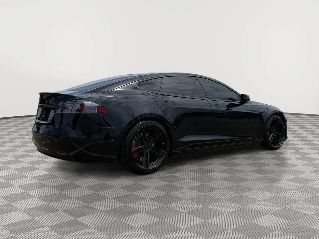 Certified Used 2021 Solid Black Tesla Performance image 6