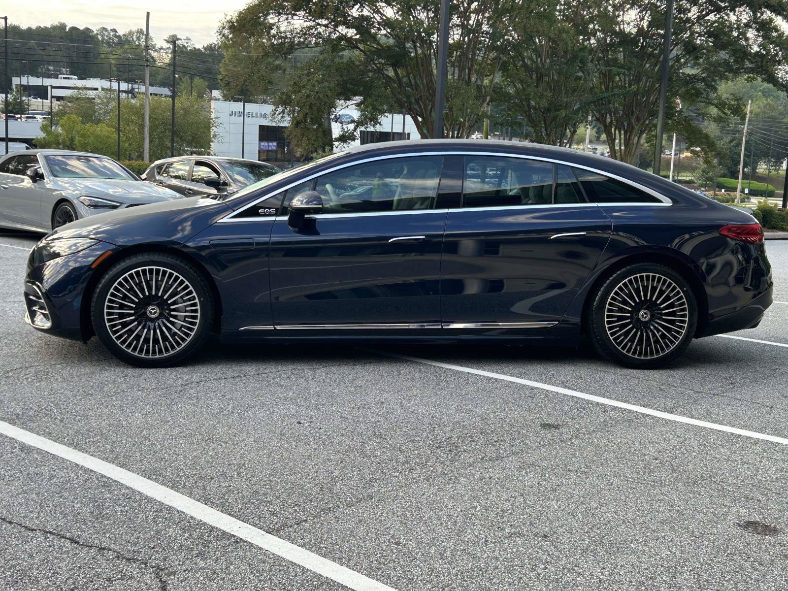 Certified Used 2023 Nautical Blue Metallic Mercedes-Benz EQS 580 4MATIC® Sedan image 13
