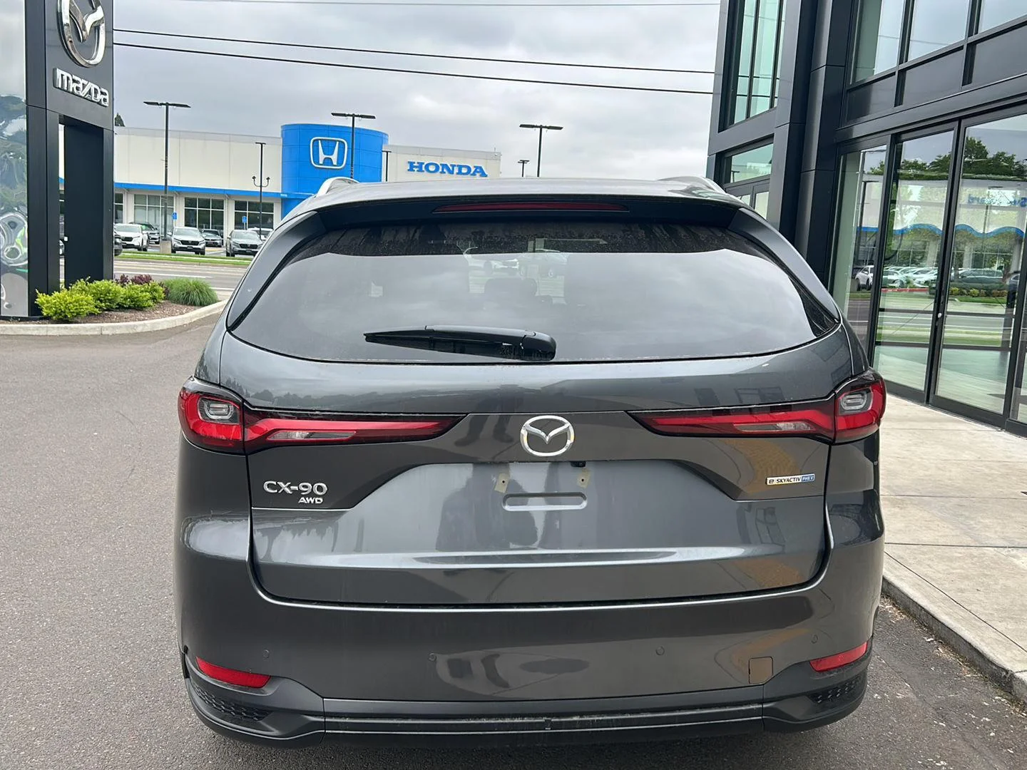 New 2026 Machine Gray Metallic Mazda Preferred AWD image 4