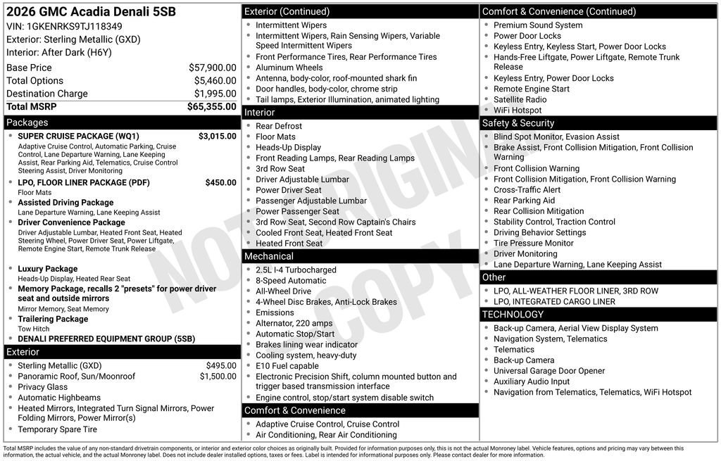 Certified Used 2026 Sterling Metallic GMC Denali image 47