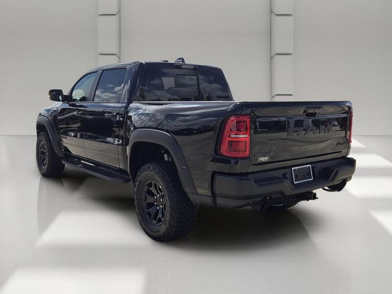 New 2026 Diamond Black Crystal Pearl-Coat Exterior Paint RAM RHO 4X4 CREW CAB 5