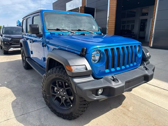Certified Used 2023 Blue Jeep Sport S image 2