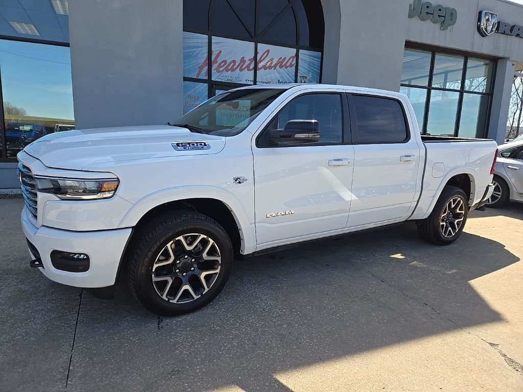 New 2026 Bright White Clear-Coat Exterior Paint RAM Laramie image 3