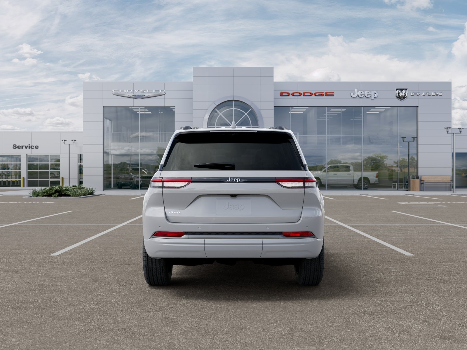 New 2026 Bright White Clear-Coat Exterior Paint Jeep Limited Reserve image 48