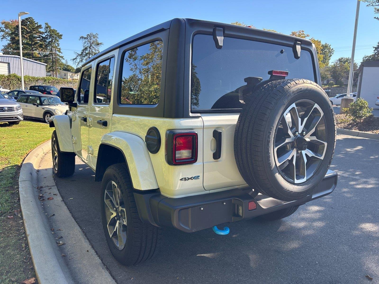 Used 2024 Bright White Clearcoat Jeep Sport S image 3