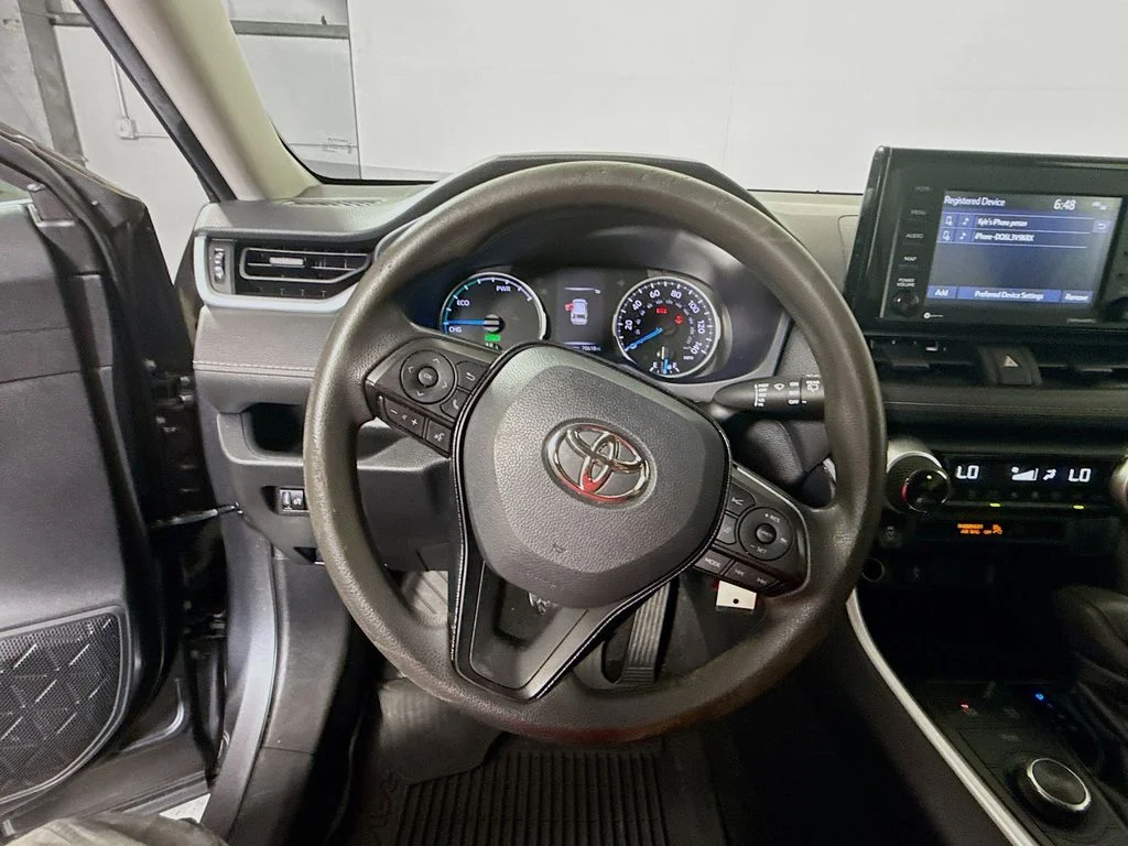 Used 2021 Magnetic Gray Metallic Toyota Hybrid LE image 11