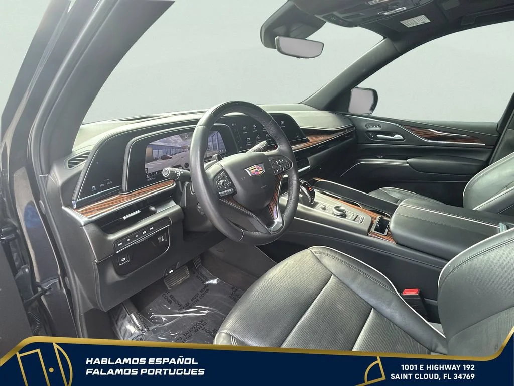 Used 2024 Galactic Gray Metallic Cadillac Premium Luxury image 15