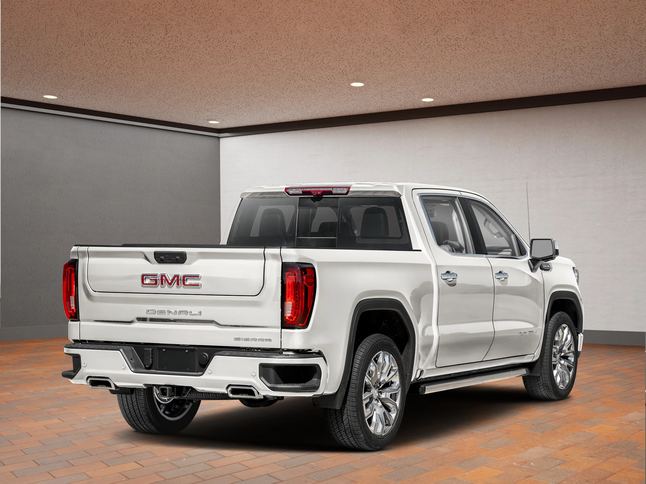 New 2026 White GMC Crew Cab Short Box 4-Wheel Drive Denali image 2
