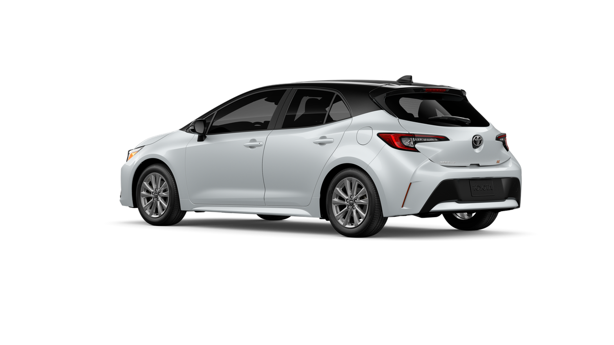New 2027 Wind Chill Pearl with Black roof Toyota SE image 6