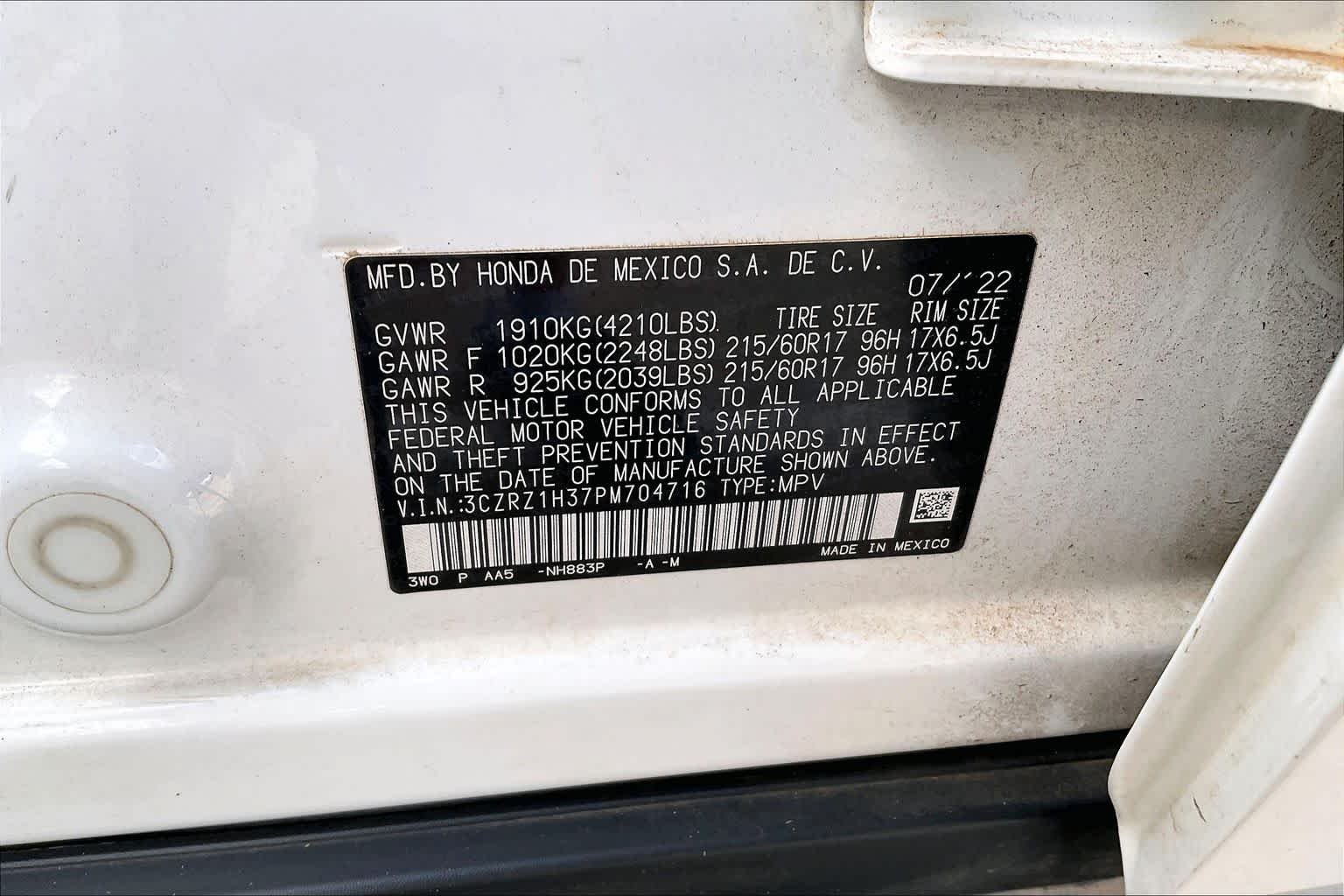 Used 2023 Platinum White Pearl Honda LX image 34