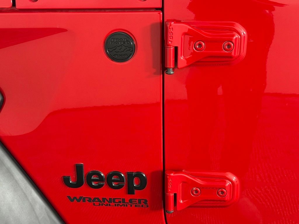 Certified Used 2021 Red Jeep Unlimited Willys image 14