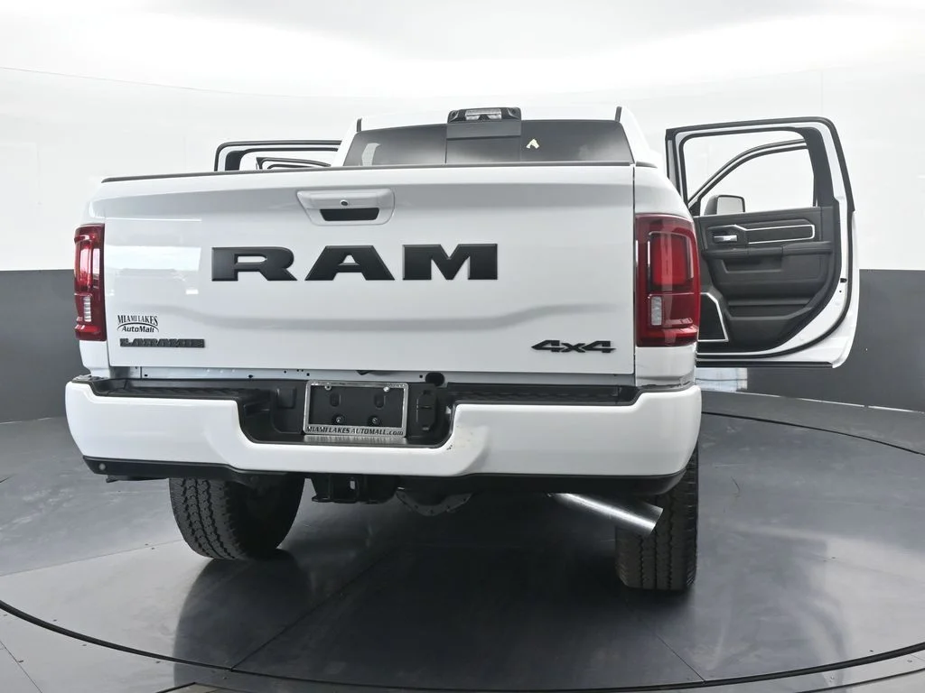 New 2026 Bright White Clear-Coat Exterior Paint RAM Laramie image 73