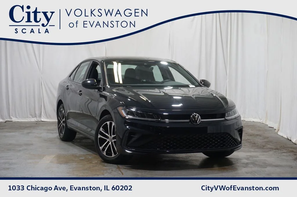 Certified Used 2025 Black Volkswagen 1.5T Sport image 1