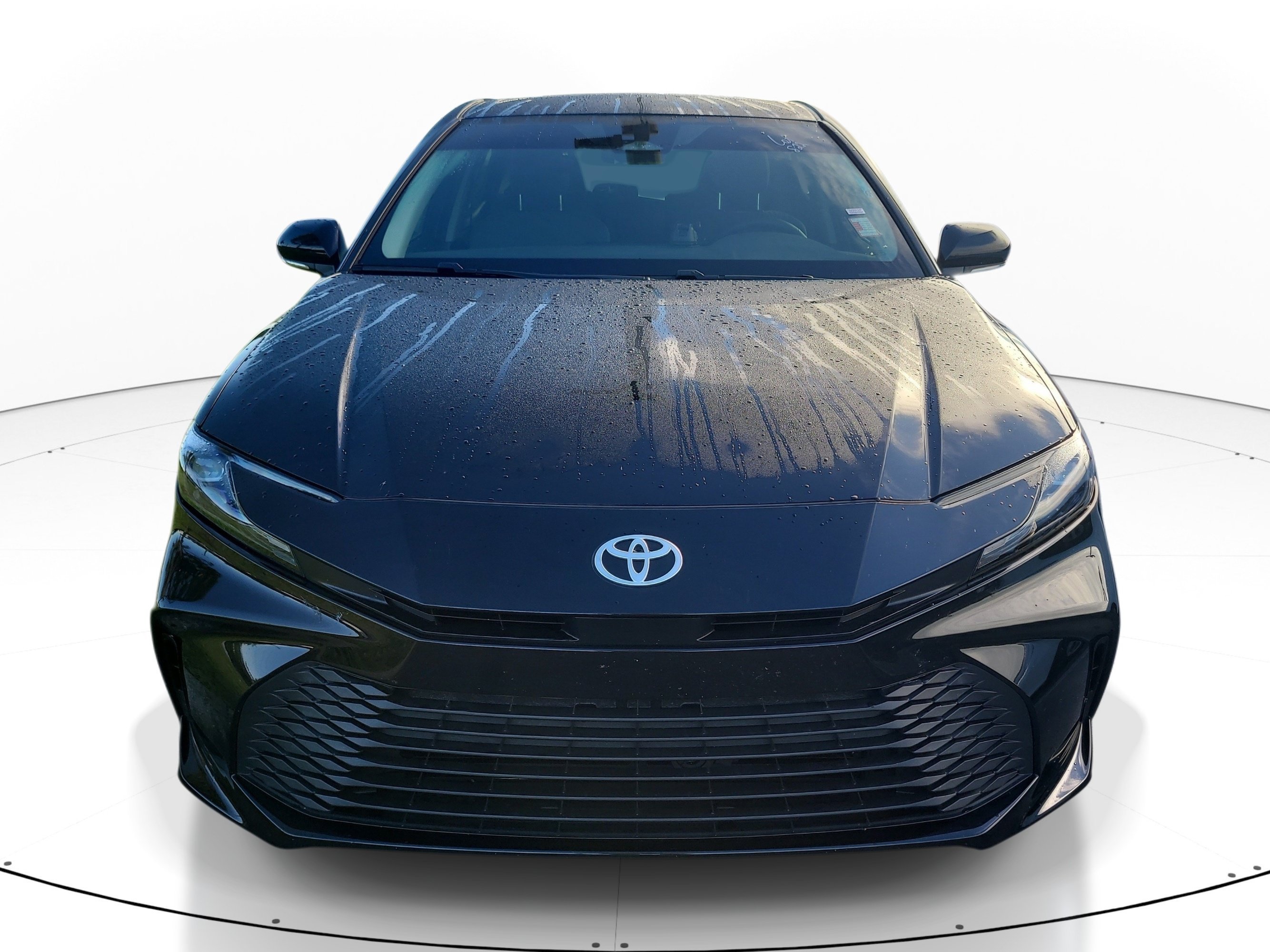 Used 2025 Midnight Black Metallic Toyota LE image 2