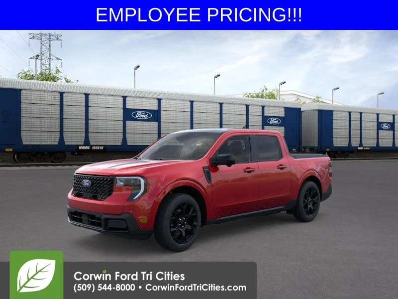 New 2026 Red Ford Lariat image 2