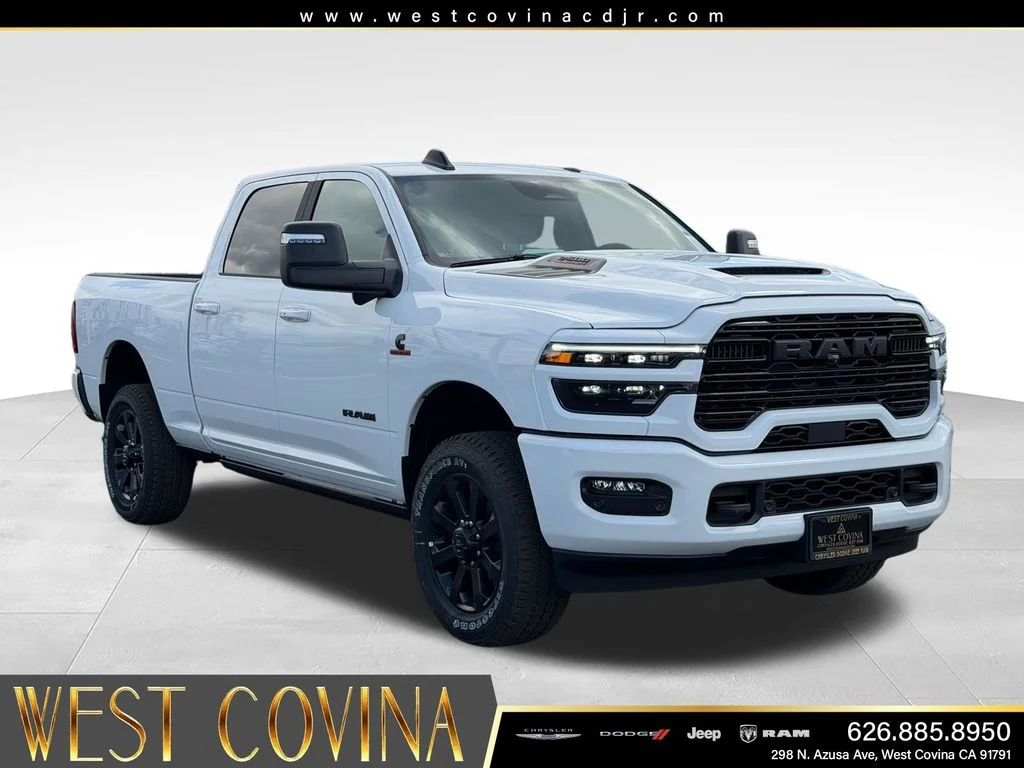 New 2026 Bright White Clear-Coat Exterior Paint RAM Laramie image 3