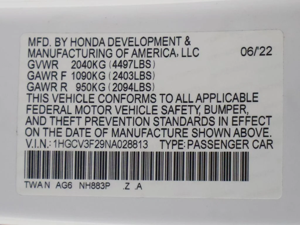 Used 2022 Platinum White Honda Sport image 44