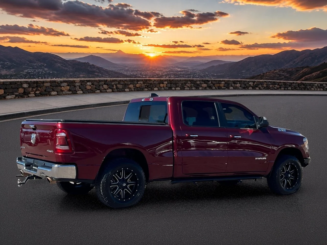 Used 2019 Delmonico Red Pearlcoat Ram Big Horn/Lone Star image 4