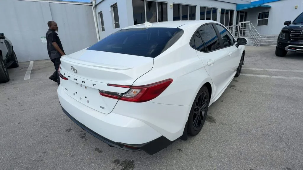 Used 2025 White Toyota SE image 8