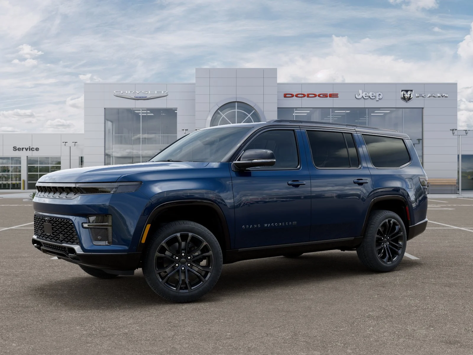 New 2026 Fathom Blue Pearlcoat Jeep Summit Obsidian image 29