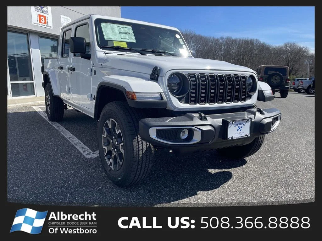 New 2026 Bright White Clear-Coat Exterior Paint Jeep Sahara image 7