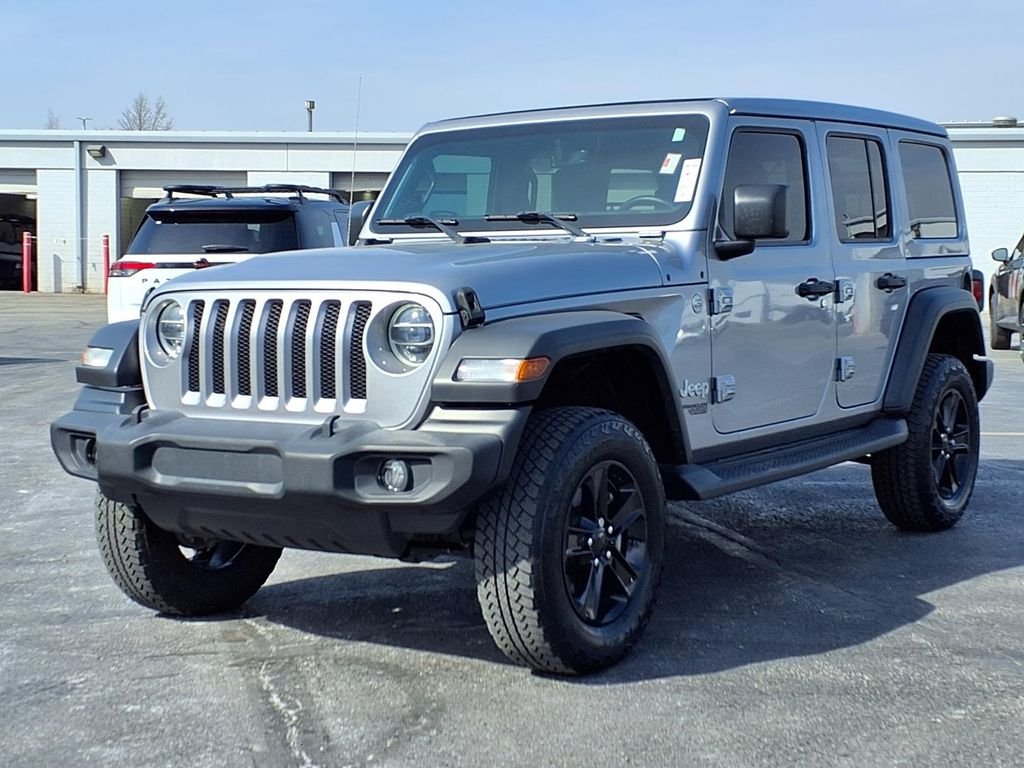Used 2021 Jeep Wrangler Unlimited Sport S with VIN 1C4HJXDG8MW509174 for sale in Kansas City