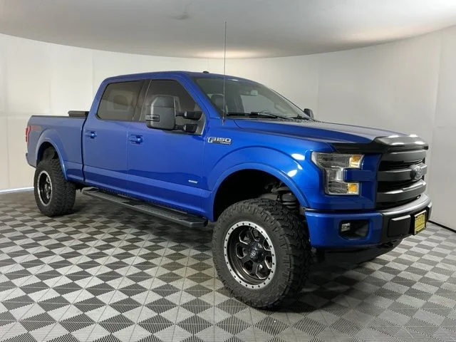 Used 2015 Blue Ford Lariat image 3