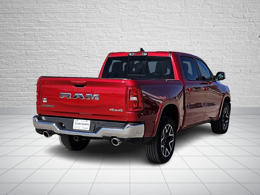 New 2026 Molten Red Pearl-Coat Exterior Paint RAM Laramie image 4
